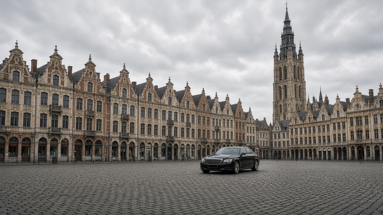 Grand-place de Lille sous un ciel doux